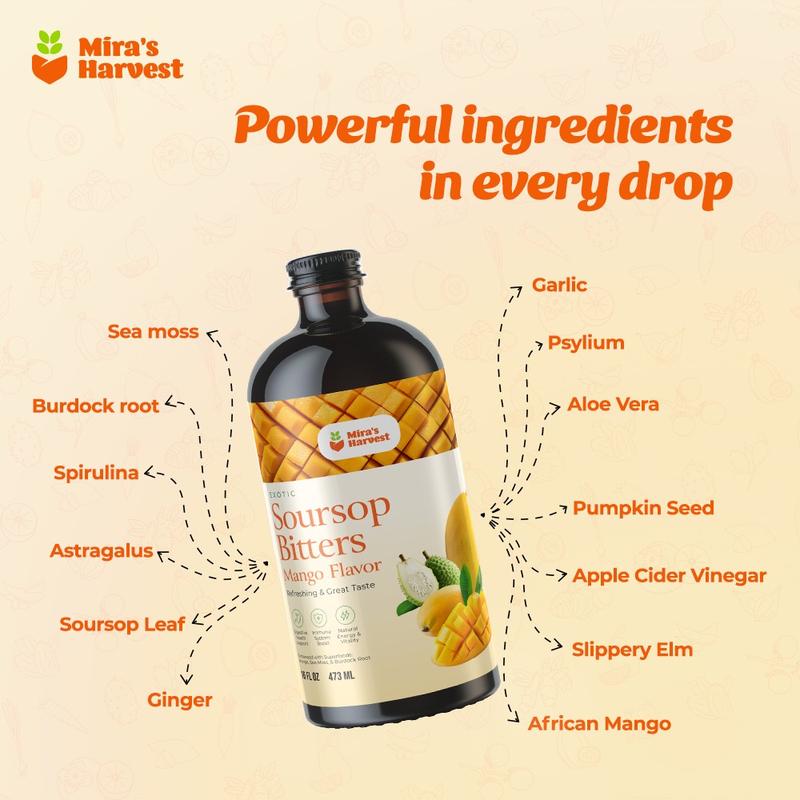 Soursop Bitters Mango Flavor